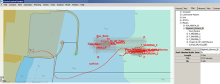 Gavia AUV Software and Data Handling screenshot of control centre