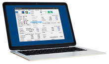 POSPac Go on laptop